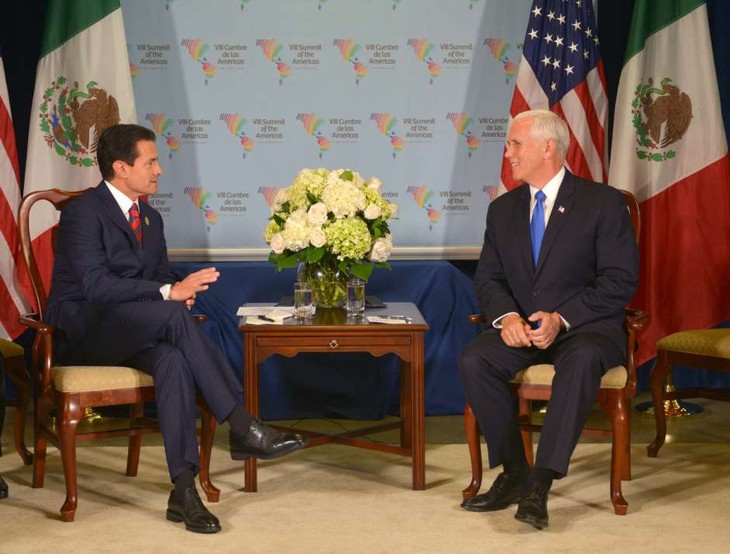 Vicepresidente de Estados Unidos debate con líderes de México y Canadá sobre el TLCAN - ảnh 1