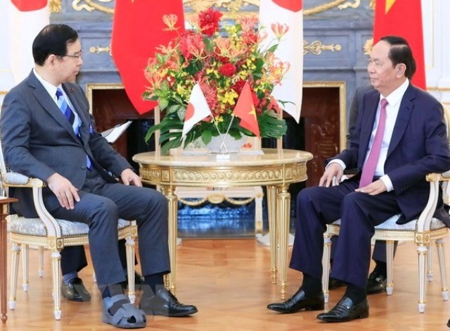 Presidente de Vietnam se reúne con líder del Partido Komei de Japón - ảnh 1