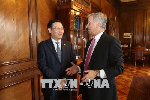 Vicepremier vietnamita cumple la agenda de trabajo en Chile - ảnh 2