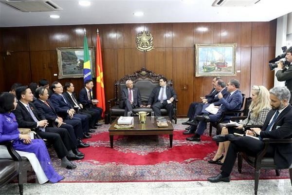 Vietnam y Brasil consolidan nexos parlamentarios  - ảnh 1