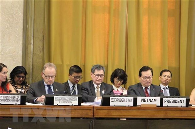 Vietnam preside un pleno de la Conferencia de Desarme de la ONU - ảnh 1