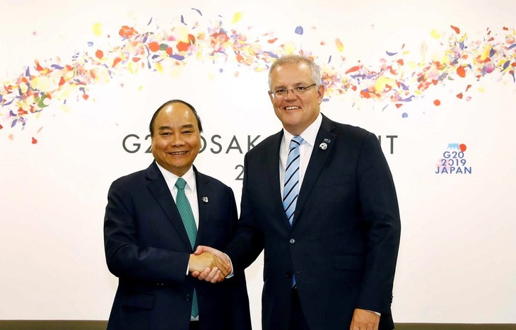 Premier australiano realiza primera visita a Vietnam - ảnh 1