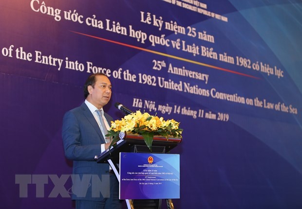 Vietnam celebra 25 años de participación en Convención de la ONU sobre el Derecho del Mar de 1982 - ảnh 1