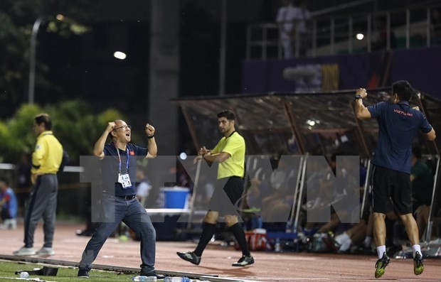 Entrenador del equipo masculino de fútbol de Vietnam confía en la victoria final en Juegos Deportivos del Sudeste Asiático - ảnh 1