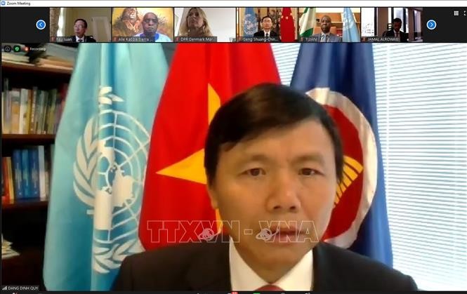 Misión de Vietnam en la ONU celebra el Día de la Independencia - ảnh 1