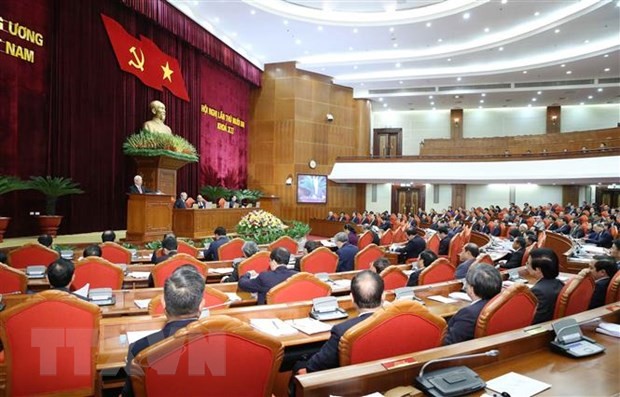 La cuarta jornada del XIII pleno del Comité Central del Partido Comunista de Vietnam - ảnh 1