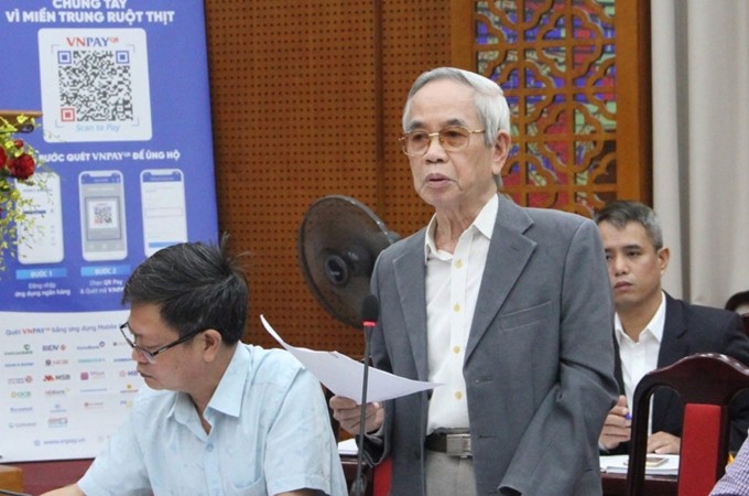 Académicos realizan aportes a los borradores de los documentos del XIII Congreso del Partido Comunista de Vietnam - ảnh 1