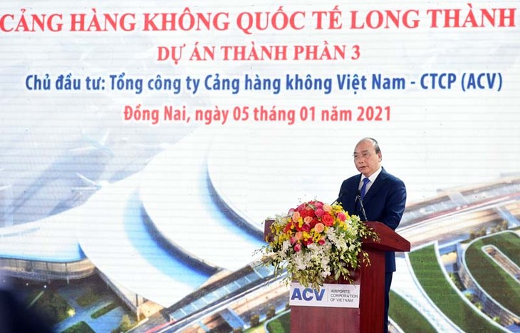 Vietnam coloca la primera piedra del aeropuerto de Long Thanh - ảnh 1