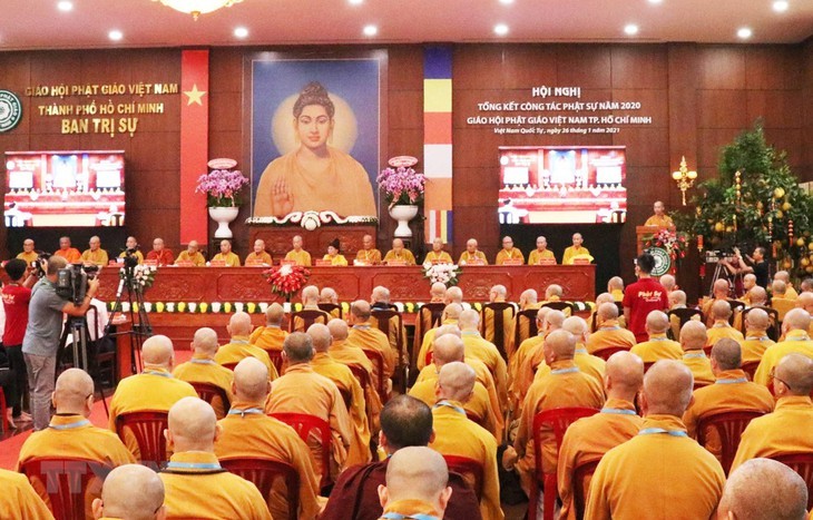 La Sangha Budista de Vietnam en Ciudad Ho Chi Minh  contribuye al desarrollo municipal - ảnh 1