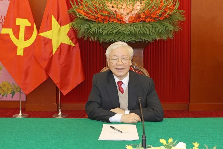Dirigentes de países, Partidos y amigos internacionales felicitan la reelección del líder político de Vietnam - ảnh 1