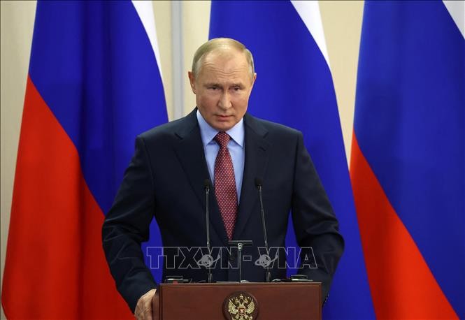 El presidente de Rusia destaca la protección de los intereses nacionales en su mensaje de felicitación del año nuevo 2022 - ảnh 1