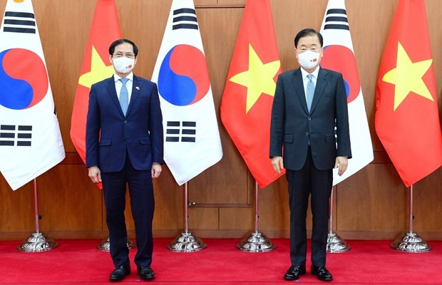 El ministro de Relaciones Exteriores de Vietnam se reúne con su homólogo surcoreano - ảnh 1