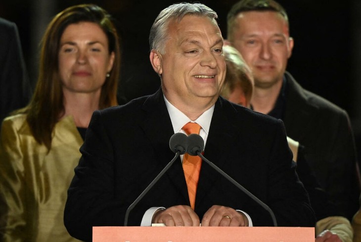 El primer ministro Viktor Orbán triunfa en las elecciones generales de Hungría - ảnh 1