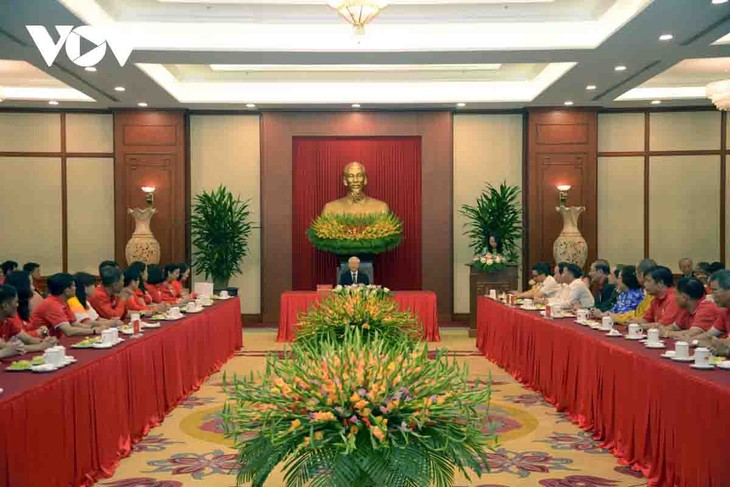El máximo líder político ensalza papel de la Cruz Roja de Vietnam - ảnh 1