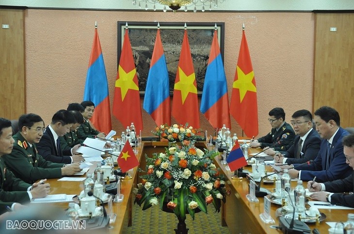 Impulso a la cooperación Vietnam-Mongolia en defensa - ảnh 1
