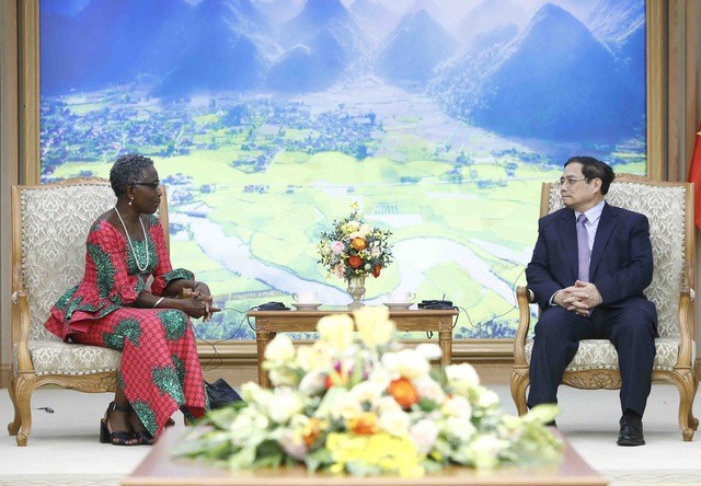 Primer ministro vietnamita solicita apoyo del FMI para transformación digital y economía circular - ảnh 1