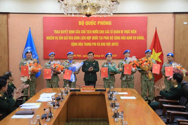 Ejército Popular de Vietnam realza su imagen en las misiones de paz de la ONU - ảnh 1
