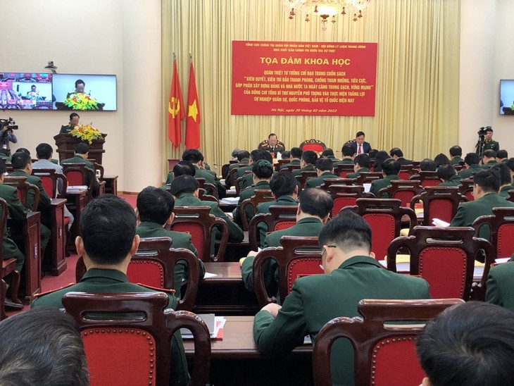 Ejército Popular de Vietnam fortalece lucha contra corrupción y negatividad - ảnh 1