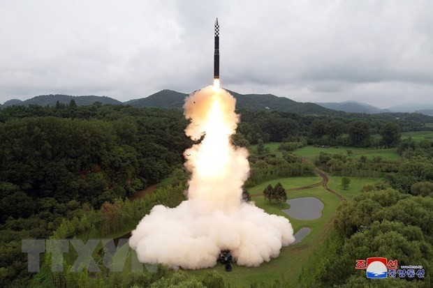 Pyongyang disparó dos nuevos misiles balísticos al Mar de Japón  - ảnh 1