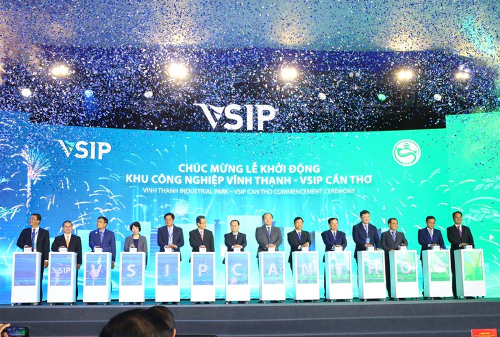 Inician construcción del primer parque industrial VSIP en la región occidental de Vietnam  - ảnh 1