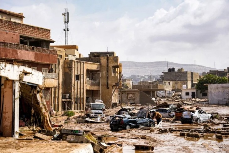 Ningún vietnamita afectado por las inundaciones en Libia - ảnh 1