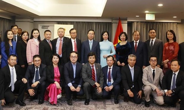 El Presidente de Vietnam recibe a compatriotas residentes en Estados Unidos - ảnh 2