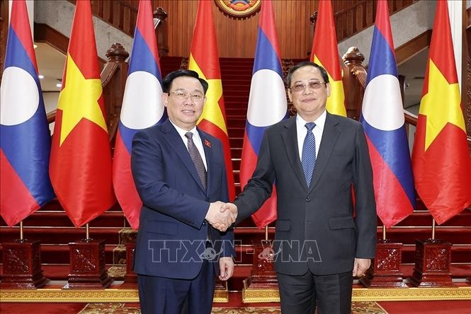 Impulso a la cooperación parlamentaria entre Vietnam y Laos - ảnh 2