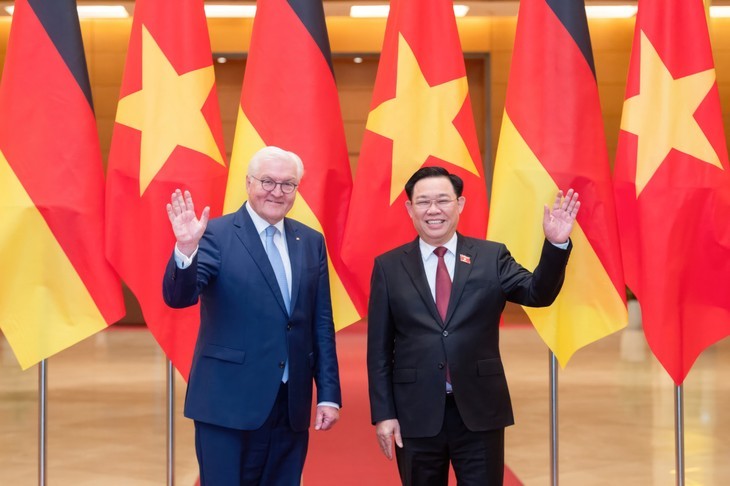 Presidente de Alemania se entrevista con el Titular del Parlamento de Vietnam - ảnh 1