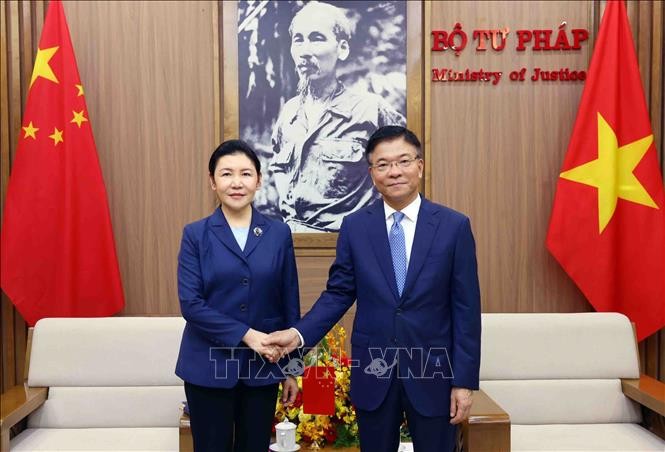 Vietnam y China fortalecen la cooperación jurídica - ảnh 1