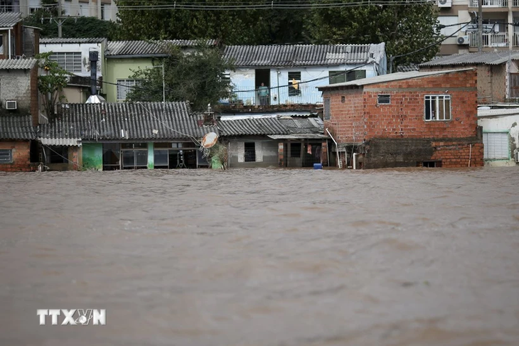 Dirigente vietnamita comparte pérdidas con víctimas de fuertes lluvias en Brasil - ảnh 1