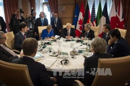 El G7 firma en Taormina una declaración de lucha contra el terrorismo - ảnh 1