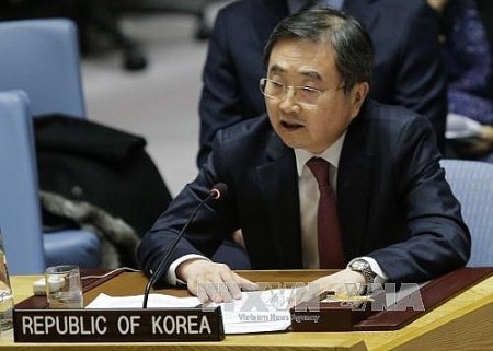 Vicecanciller surcoreano pide al Norte que participe en las Olimpiadas de Invierno de PyeongChang - ảnh 1