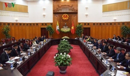 Vietnam y Myanmar buscan impulsar la cooperación multisectorial  - ảnh 1