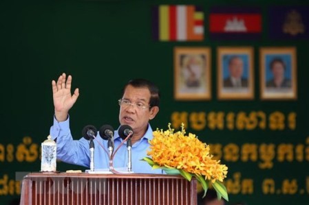 Hun Sen presta juramento como primer ministro de Camboya - ảnh 1