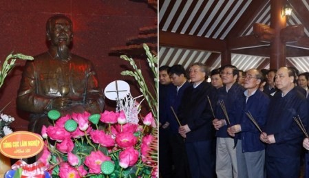 Premier vietnamita rinde tributo al presidente Ho Chi Minh en ocasión del Tet - ảnh 1