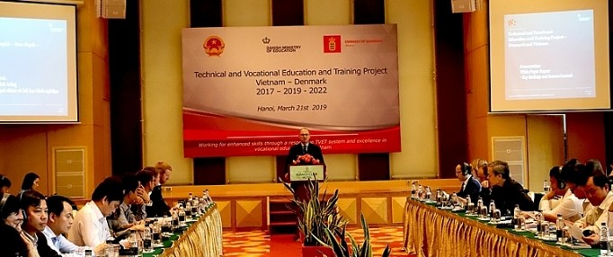 Vietnam y Dinamarca evalúan la eficiencia del proyecto de formación profesional binacional  - ảnh 1