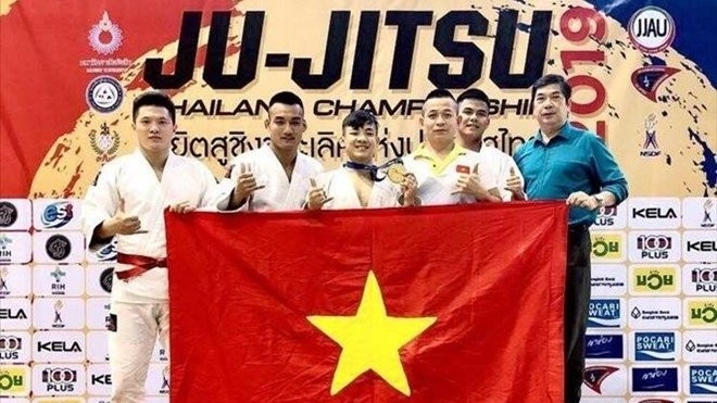 Vietnam gana una medalla de oro en campeonato internacional de Ju-jitsu  - ảnh 1