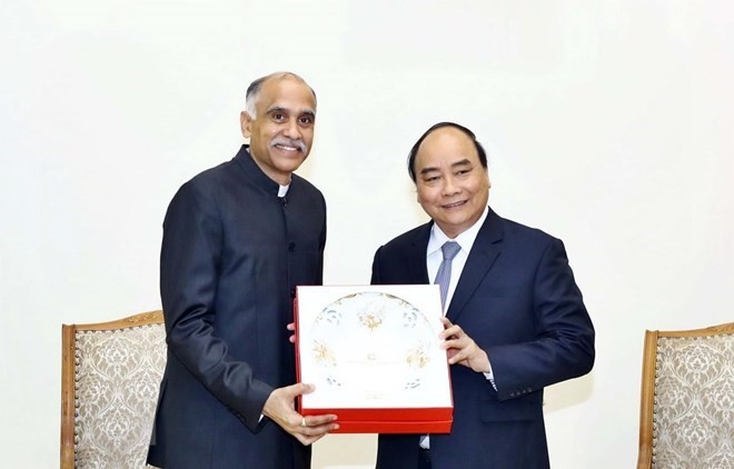 Recibe primer ministro vietnamita al embajador de la India - ảnh 1