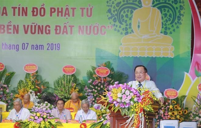Debaten sobre papel del budismo en el desarrollo sostenible de Vietnam - ảnh 1