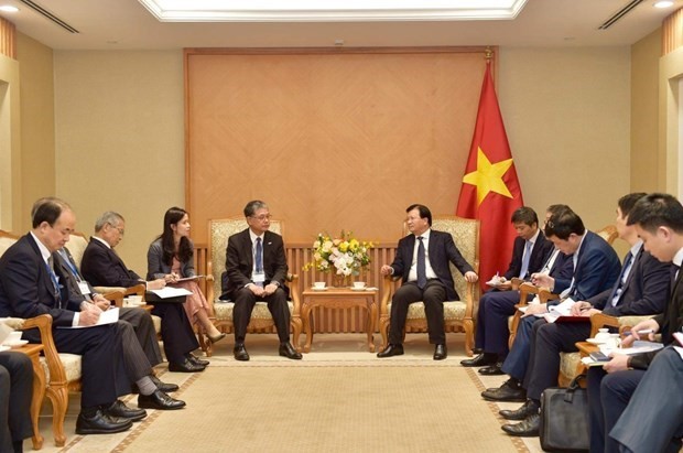 Vicepremier de Vietnam recibe a directivo de organización de amistad de Japón - ảnh 1