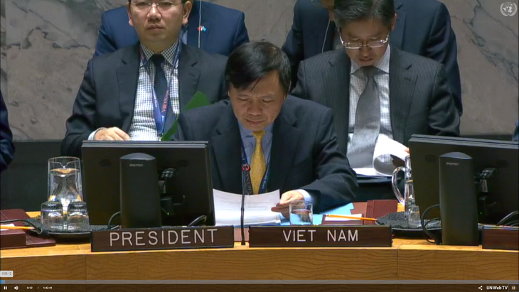 Vietnam preside debate del Consejo de Seguridad de la ONU sobre la situación en Yemen  - ảnh 1
