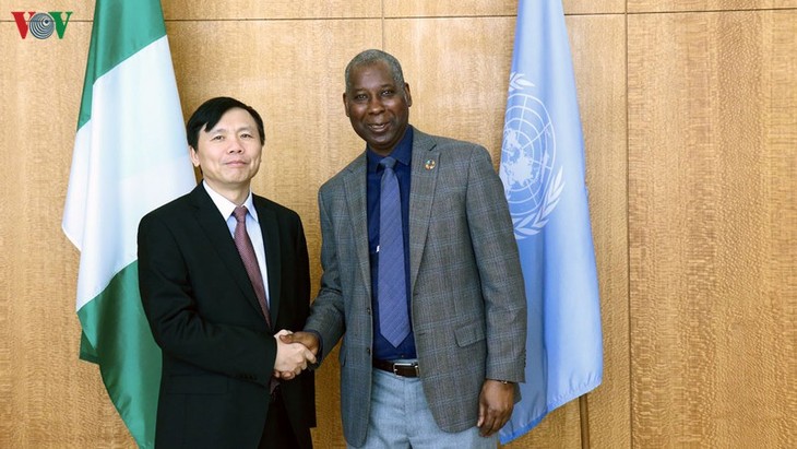 Embajador vietnamita se reúne con presidente de la Asamblea General de la ONU - ảnh 1
