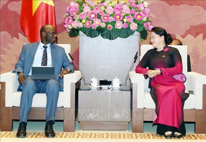 Jefa del Parlamento recibe a director nacional del Banco Mundial en Vietnam  - ảnh 1