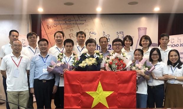 Vietnam ocupa segunda posición en la Olimpiada Internacional de Química - ảnh 1