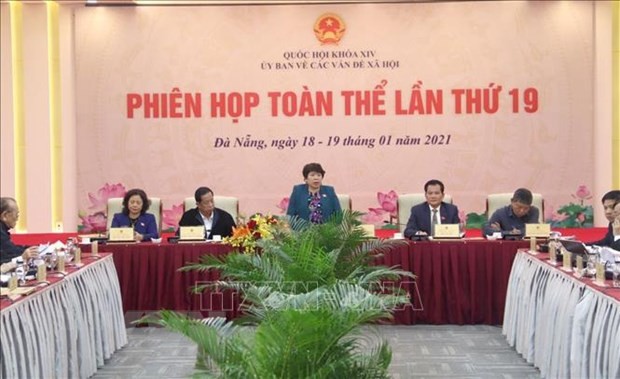 Inauguran la 19ª sesión plenaria del Comité de Asuntos Sociales de la Asamblea Nacional de Vietnam  - ảnh 1