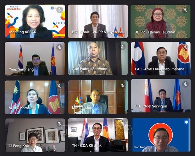 Vietnam preside reunión de Junta Directiva de la Fundación de la Asean - ảnh 1
