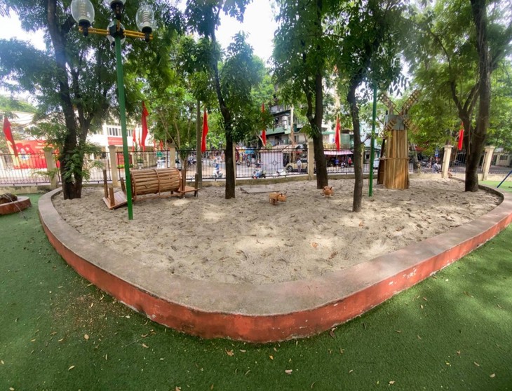 Patios de recreo al aire libre para menores de Hanói - ảnh 2