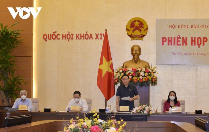 Realizan octava sesión del Consejo Electoral Nacional de Vietnam - ảnh 1