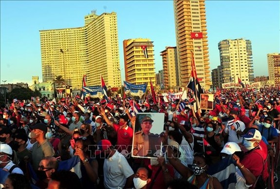 Los cubanos decididos a defender su patria - ảnh 1