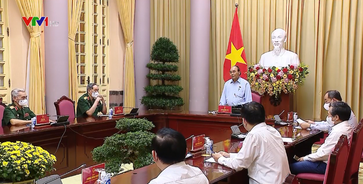 Presidente de Vietnam alaba actividades de apoyo y agradicimiento a soldados y familias de mártires de guerra - ảnh 1